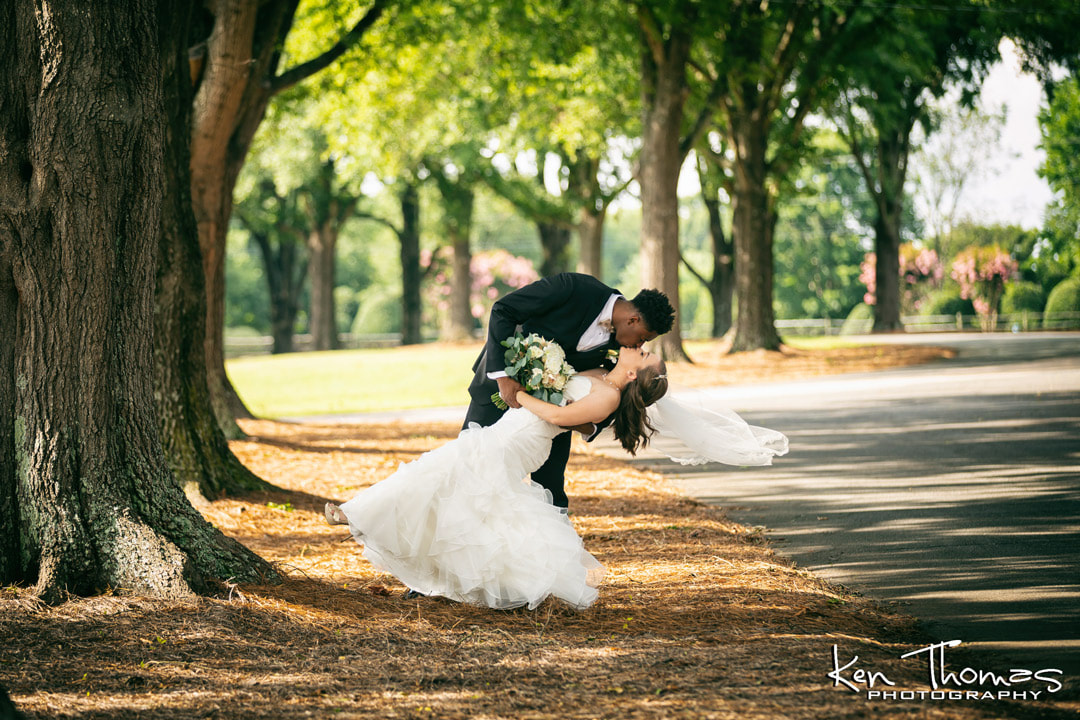 Ken Thomas Wedding Photography Concord NC at Cabarrus Country Club 
