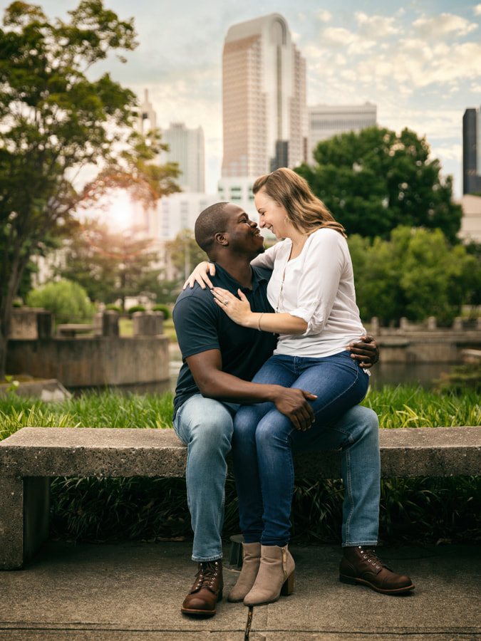 Marshall Park Charlotte NC Golden Hour Photo Session