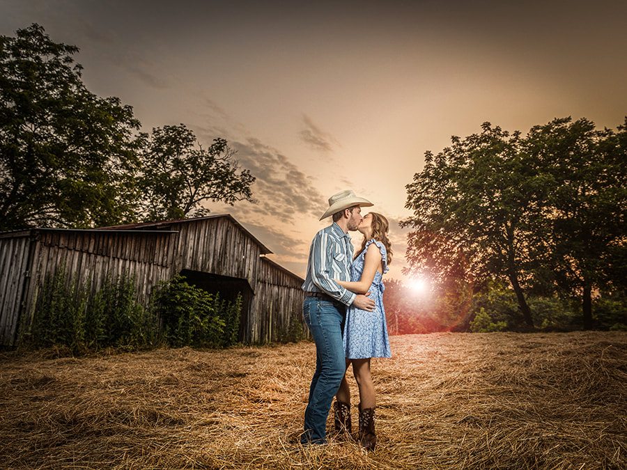 engagement sessions at historic Gold Hill North Carolina