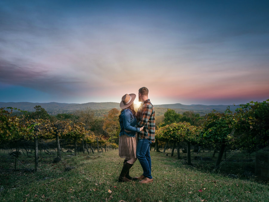 A date night at Stony Mountain Vineyards Albemarle, NC